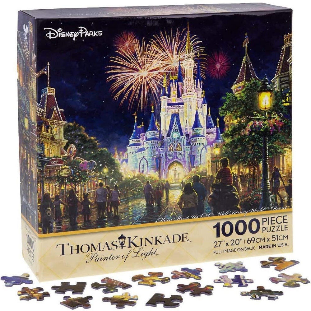 Thomas Kinkade Disney Castle Puzzle